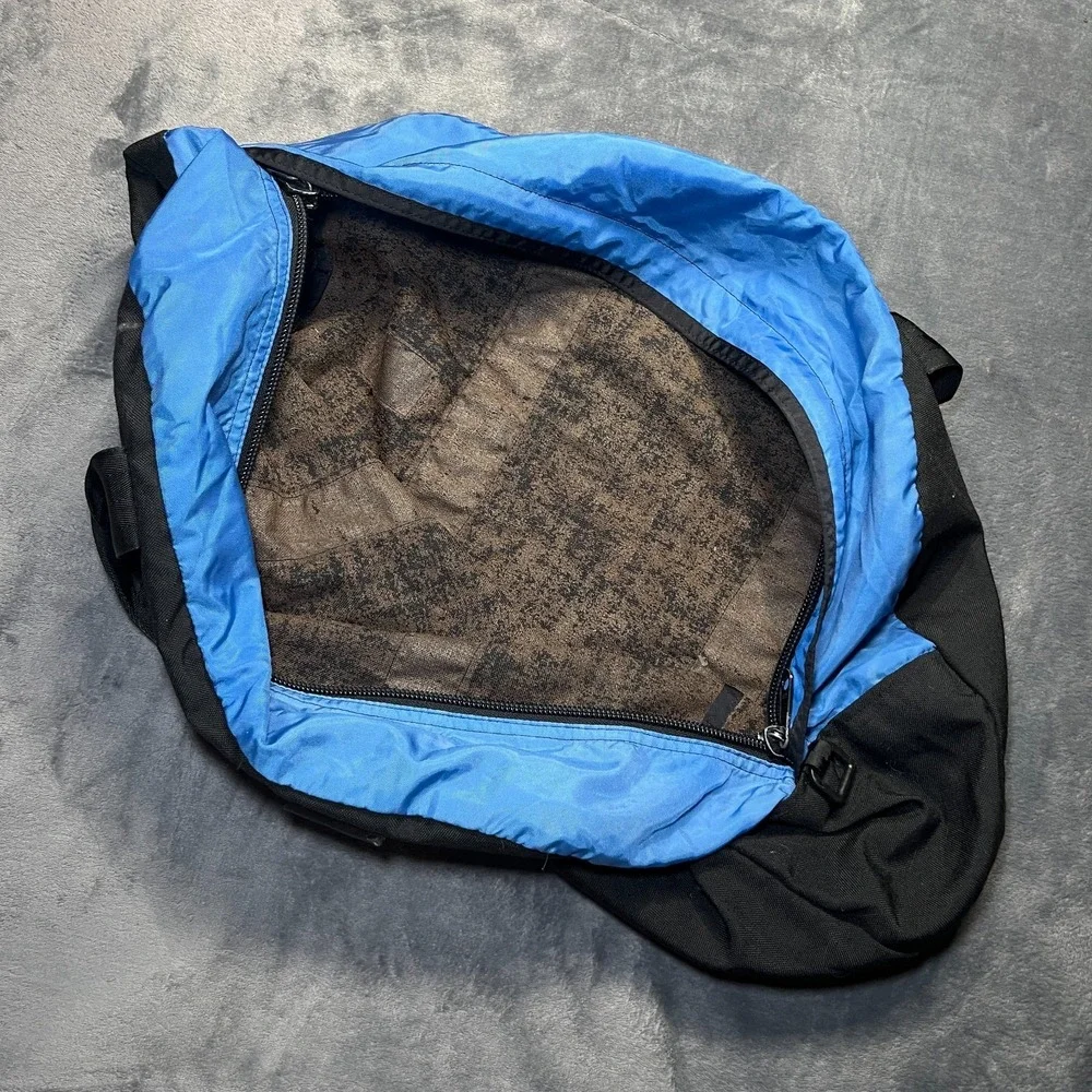 Vintage OR Outdoor Research Duffel Bag Blue Black Gym Weekender Large 28x13x11